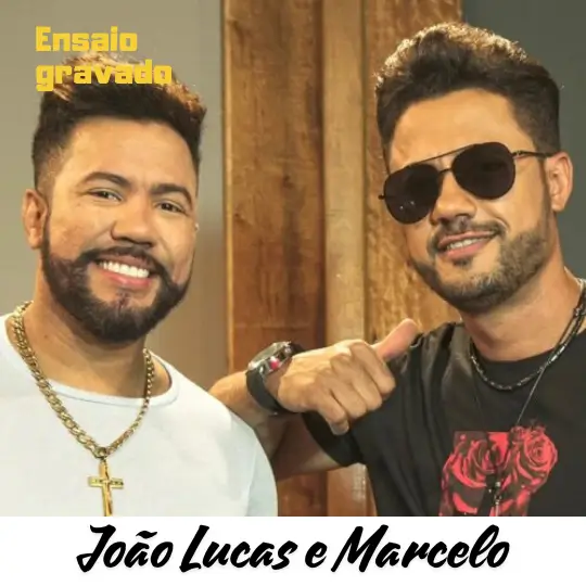 joão lucas e marcelo no estúdio de gravação em Brasília